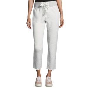 rag & bone/JEAN Walton Lace-Up Terry Cropped Jogger Pants size M nwot
